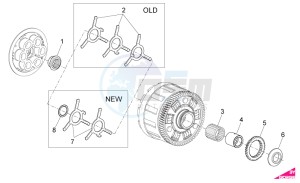 RSV 4 1000 APRC R drawing Clutch I