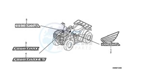 TRX250TMA ED drawing MARK