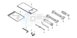 SH150S 125 drawing TOOLS