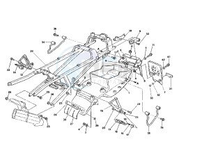 MITO EURO2 125 drawing REAR FRAME