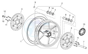 TUONO 1100 V4 RF E4 ABS (APAC) drawing Front wheel