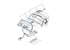 XJ S DIVERSION 600 drawing TAILLIGHT