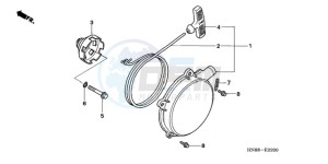 TRX680FA9 Australia - (U) drawing RECOIL STARTER