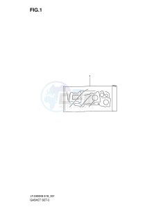 LT-Z400 (E19) drawing GASKET SET