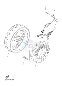 XVS1300A MIDNIGHT STAR (12C7) drawing GENERATOR