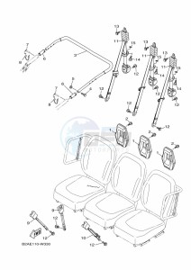 YXM700E YX70MPP (BHFF) drawing SEAT 2