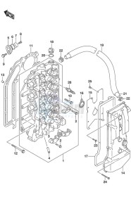 DF 140A drawing Cylinder Head