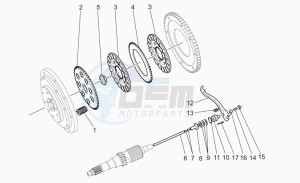 California 1100 Stone - Metal PI Special Sport/Al. PI drawing Clutch