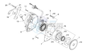 Scarabeo 125-150-200 (eng. Rotax) drawing Ignition unit