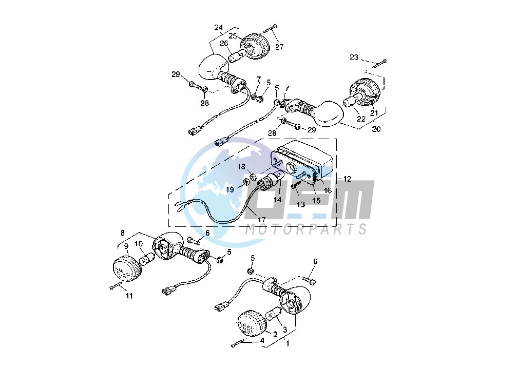 FLASHER LIGHT – LICENSE LIGHT EURO KIT