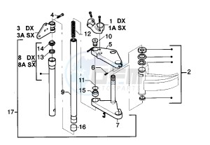 DNA 125-180 125 drawing Front Fork