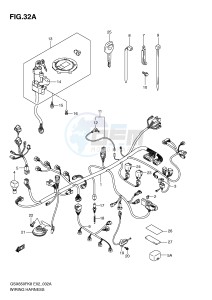 GSX650F (E2) Katana drawing WIRING HARNESS (GSX650FA FUA)