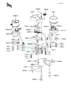 KZ 440 A [LTD] (A2-A4) [LTD] drawing METERS -- F_NO.026111-- --- F_NO.500001-- - -- 81-83 A2_A3_A4- -