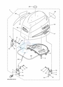 F225BETX drawing FAIRING-UPPER