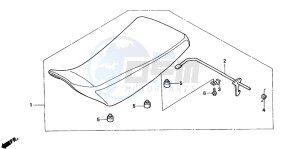 TRX350FM FOURTRAX 350 4X4ES drawing SEAT