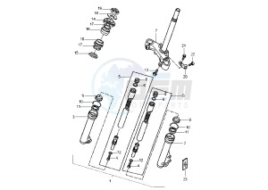 BW'S ORIGINAL 50 drawing FRONT FORK