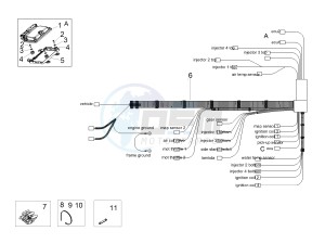 TUONO 1100 V4 RF E4 ABS (NAFTA) drawing Electrical system III