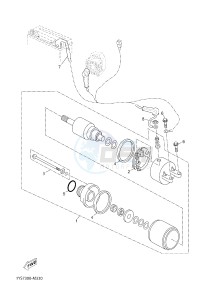 YPR250RA XMAX 250 ABS EVOLIS 250 ABS (1YS7 1YS7 1YS7) drawing STARTING MOTOR