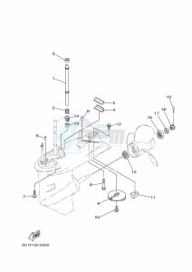 F50HEDL drawing LOWER-CASING-x-DRIVE-2