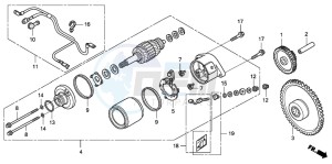 SH125R drawing STARTING MOTOR