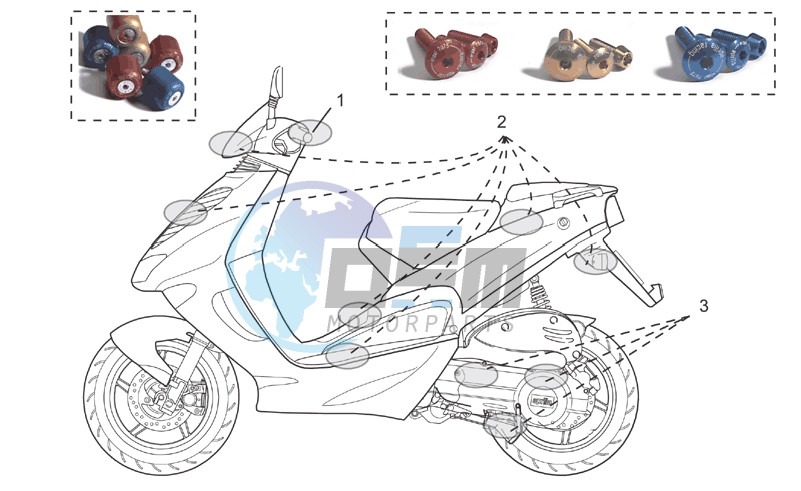 Acc. - Cyclistic components