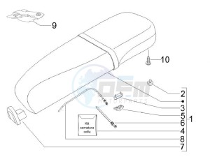 LX 125 4T ie E3 Vietnam drawing Saddle - Tool roll