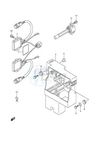 DF 300A drawing Rectifier/Ignition Coil