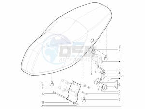 Typhoon 50 2T E2 (EMEA) drawing Saddle/seats