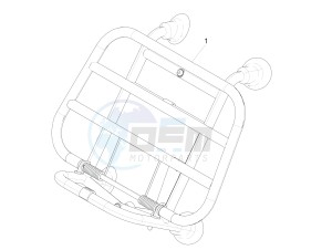 150 4T 3V ie Primavera (NAFTA) drawing Front luggage rack