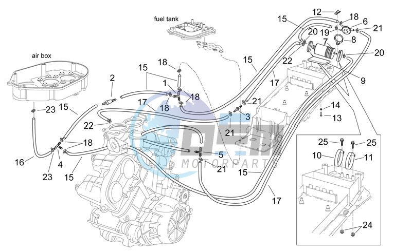 Fuel vapour recover system