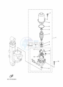 F50TLRD drawing POWER-TILT-ASSEMBLY-2