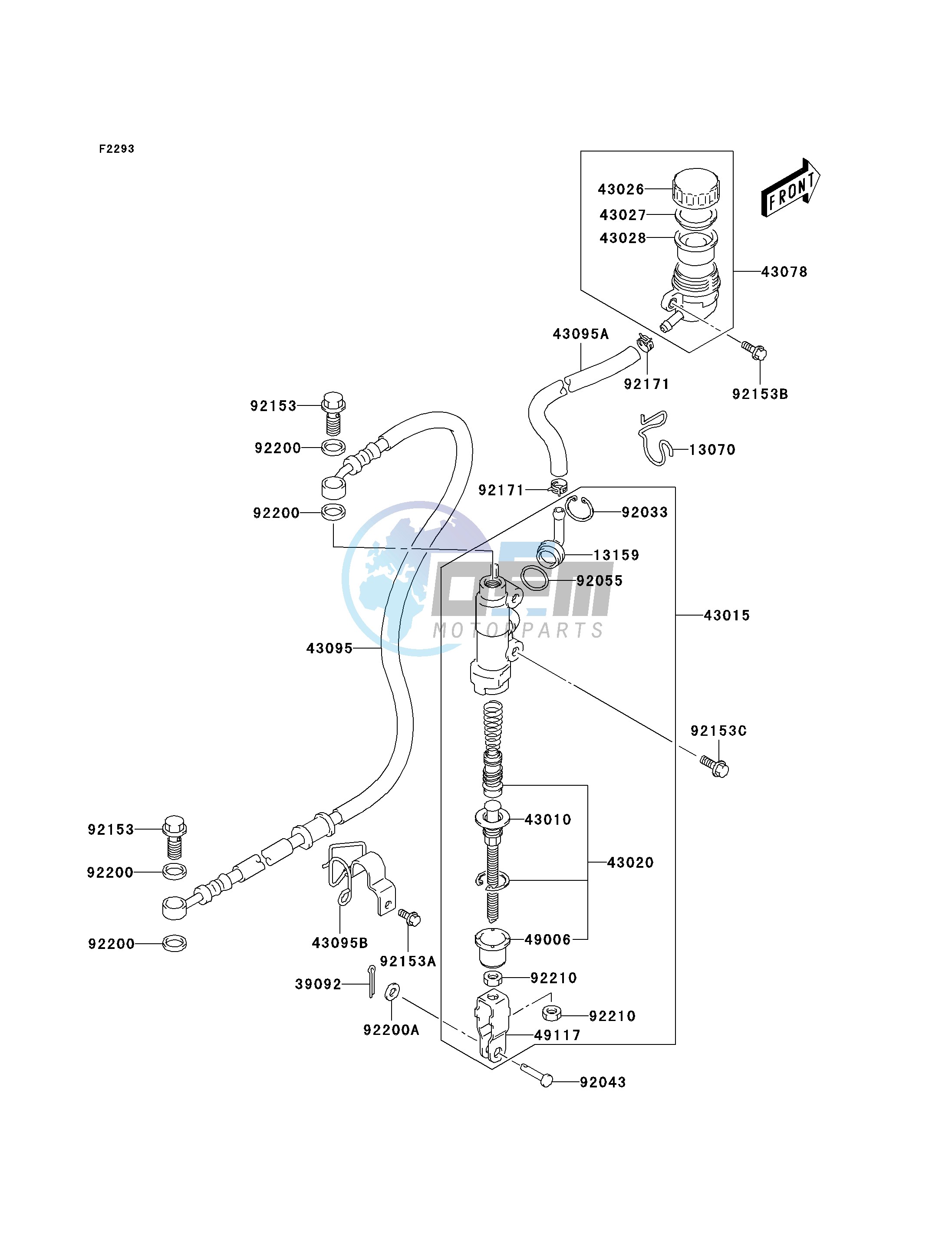 REAR MASTER CYLINDER