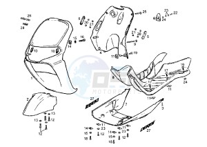 ATLANTIS O2 CITY - 50 cc drawing FRONT SHIELD