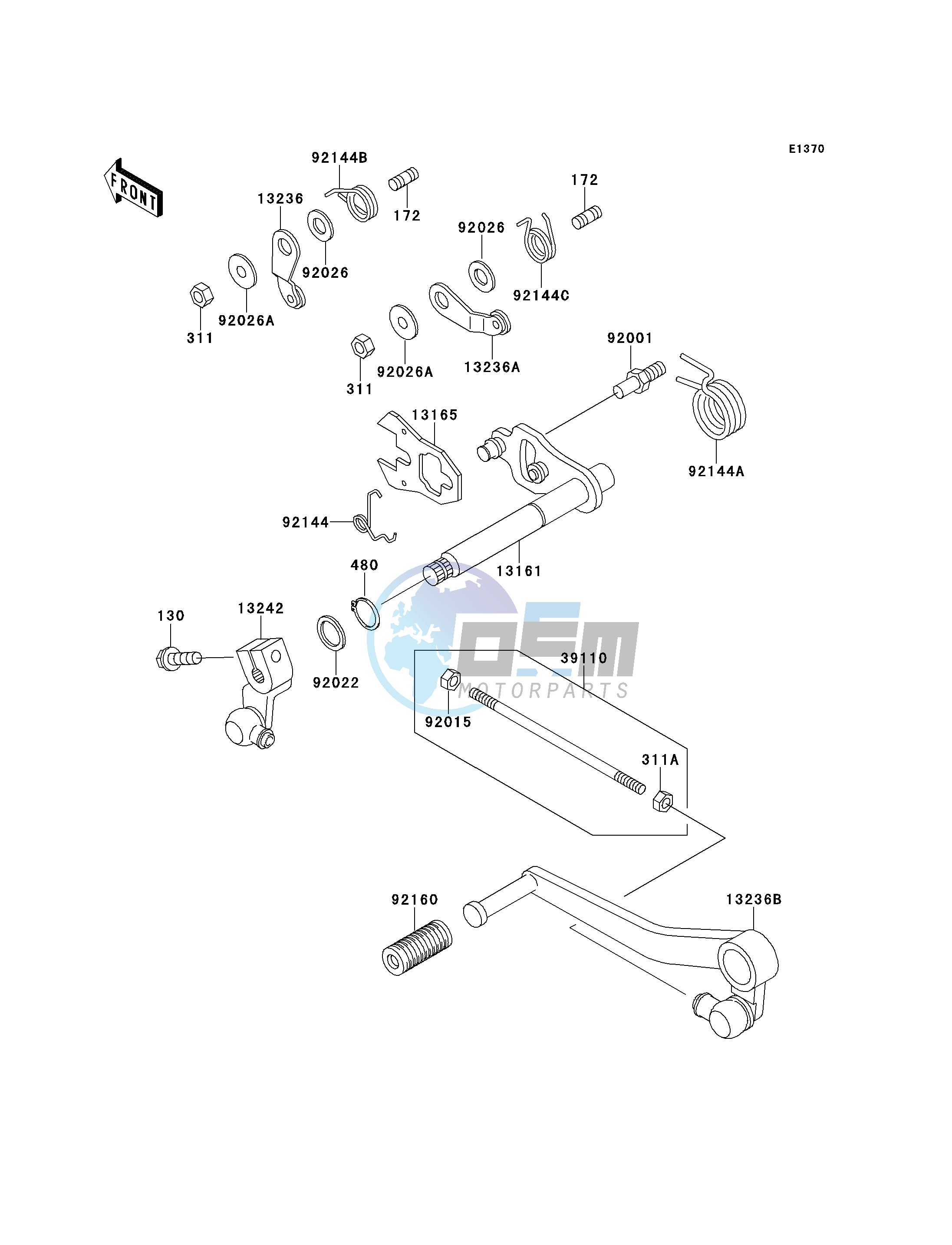 GEAR CHANGE MECHANISM