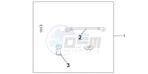 CBR1000RA9 Europe Direct - (ED / ABS MME) drawing TANK BAG ATT KIT