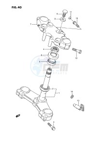 GSX1100 (E2) drawing STEERING STEM