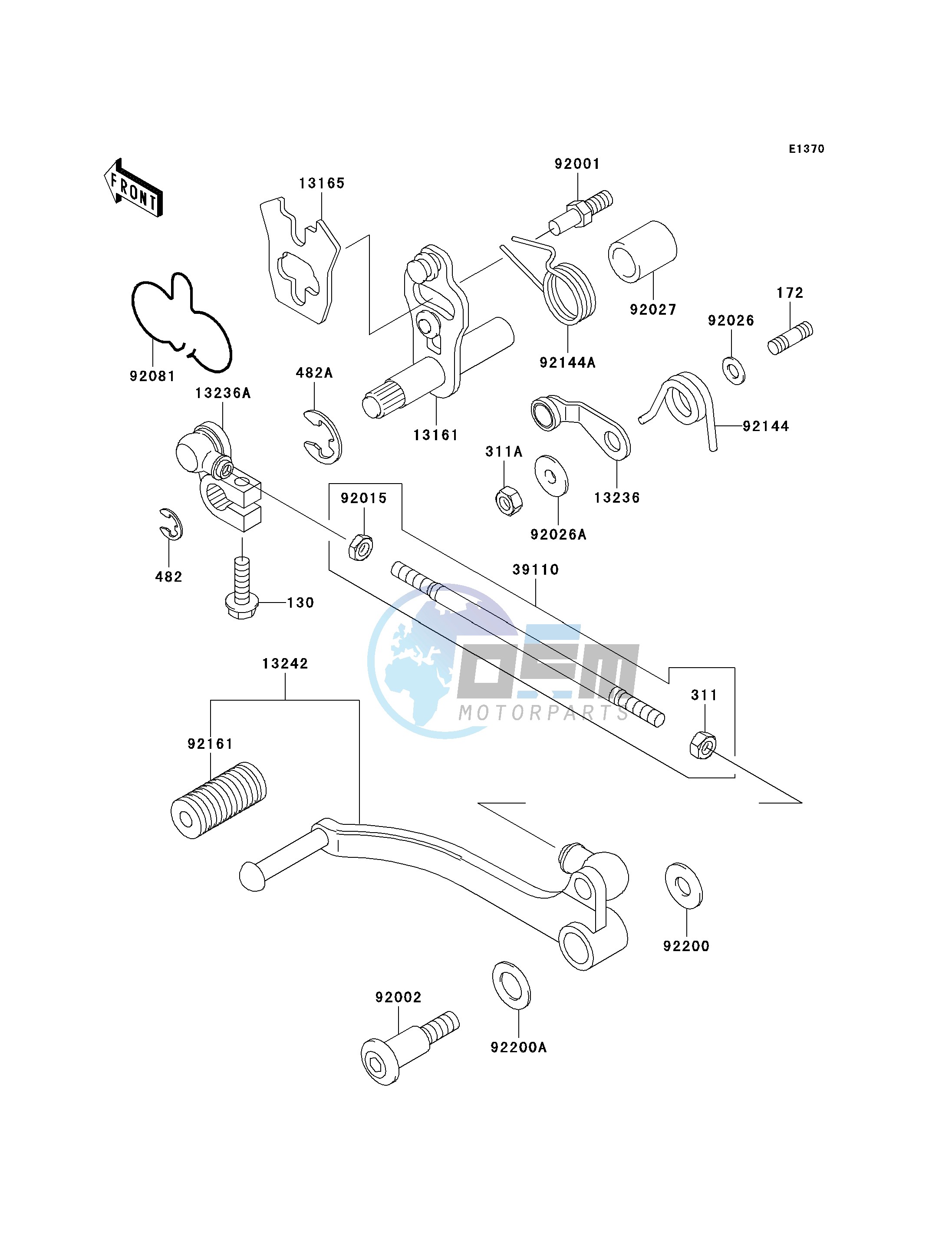 GEAR CHANGE MECHANISM