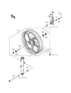 Z300 ER300AGF XX (EU ME A(FRICA) drawing Front Hub