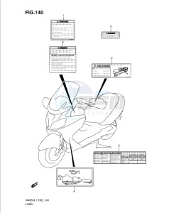 AN650 drawing LABEL (AN650AL1 E2)