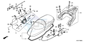 FES125AB S Wing E drawing SEAT/ REAR CARRIER