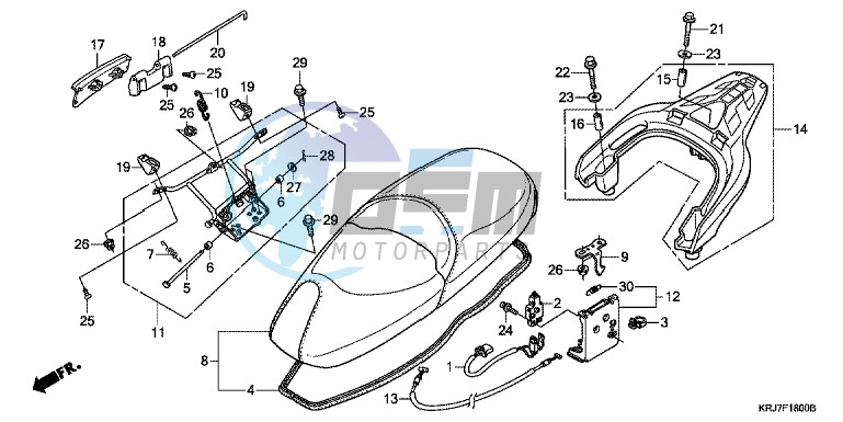 SEAT/ REAR CARRIER