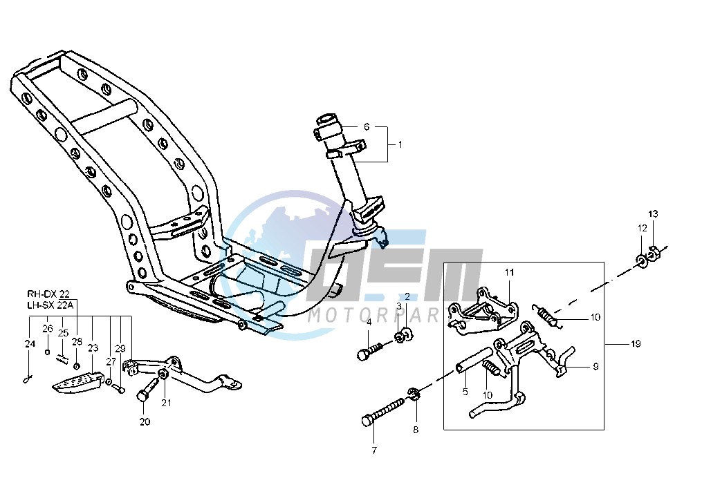 Frame - Central Stand