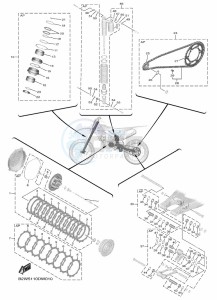 YZ450F (B2WA) drawing MAINTENANCE PARTS KIT