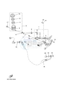 YZF-R125 R125 (5D78 5D78 5D78 5D78) drawing REAR MASTER CYLINDER