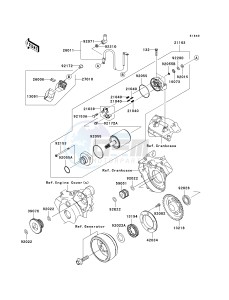 KLX 250 W [KLX250SF] (W9F) W9F drawing STARTER MOTOR