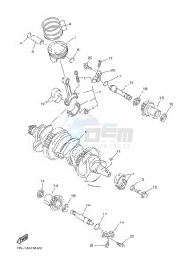 FJR1300D-AS FJR1300AS (B959) drawing CRANKSHAFT & PISTON