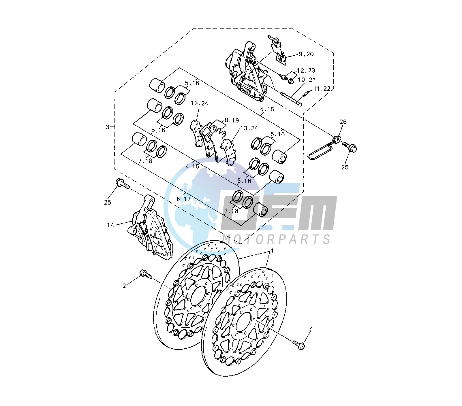 FRONT BRAKE CALIPER