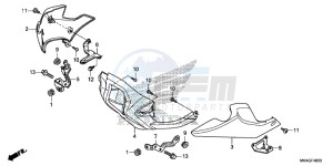 NC750SAG NC750S Europe Direct - (ED) drawing UNDER COWL (NC750S/ SA)