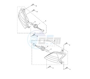 NXC CYGNUS X 125 drawing FLASHER LIGHT