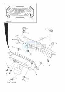 TRACER 700 MTT690-U (B5T1) drawing METER